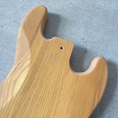 Left Handed Ash Wood Jazz Bass Style Body image 7