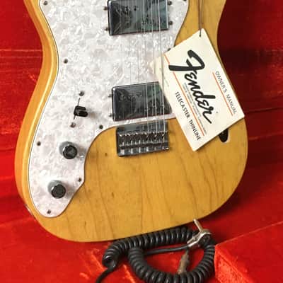 LEFTY! Vintage 1972 Fender Telecaster Thinline Natural Nitro Semi-Hollow Chambered Ash Guitar Seth Lover WR 6.3 lb HSC image 11