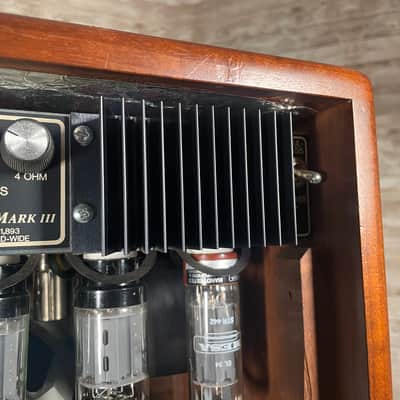 Mesa Boogie Mark III Blue Stripe Combo - Hardwood Cherry - Includes Custom Flight Case imagen 12