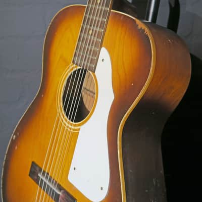 Stella Harmony H912 12 String 1966 Sunburst Kurt Cobain Nirvana Acoustic Guitar + Original Case image 8