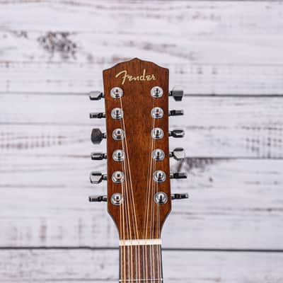 Fender CD-60SCE Cutaway Dreadnought 12-String Acoustic-Electric Guitar | Natural (IN-STOCK) image 7