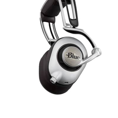 Blue Ella Over-Ear Closed-Back Headphones