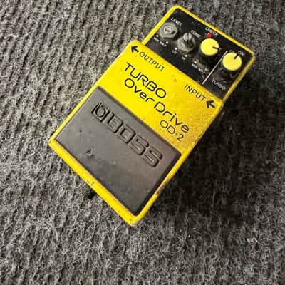 Boss OD-2 Turbo OverDrive (Black Label) 1985 - 1988 - Yellow