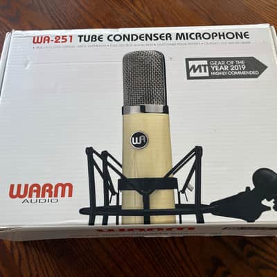 Warm Audio WA-251 Large Diaphragm Multipattern Tube Condenser Microphone 2019 - Present - Cream image 1