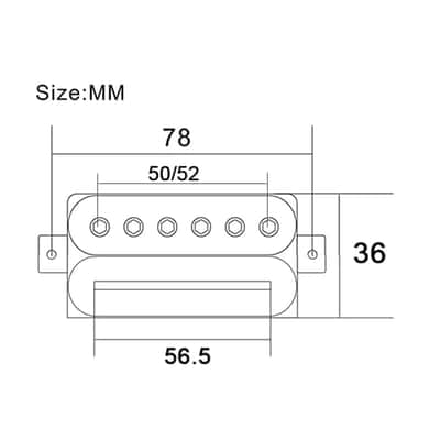 Transparent Guitar Neck and Bridge Humbucker Pickups image 5