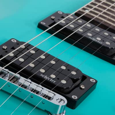 Schecter C-6 Deluxe Satin Aqua image 14