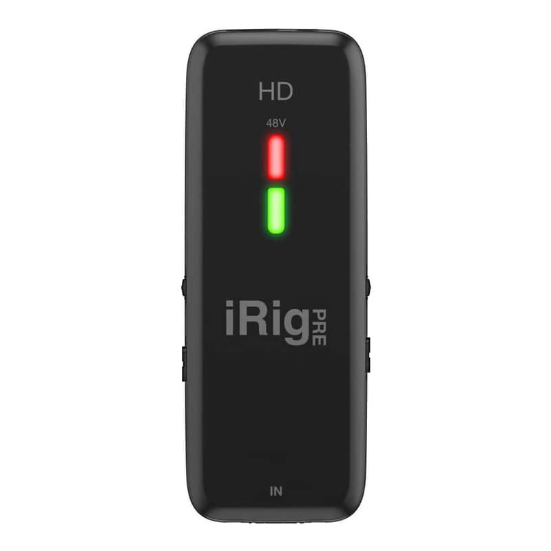 IK Multimedia iRig PRE HD Audio Interface 2017 - Present - Black image 1