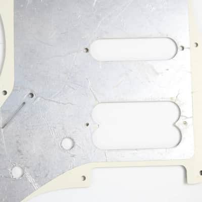 Rare 1980s-1990s Vintage Fender Stratocaster Ultra Deluxe Grey Pearl Pearloid HSS Pickguard 11-Hole Strat image 9