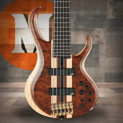 Ibanez BTB Premium 6 String Electric Bass w/Bag - Natural Shadow Low Gloss (BTB1836NDL) image 1