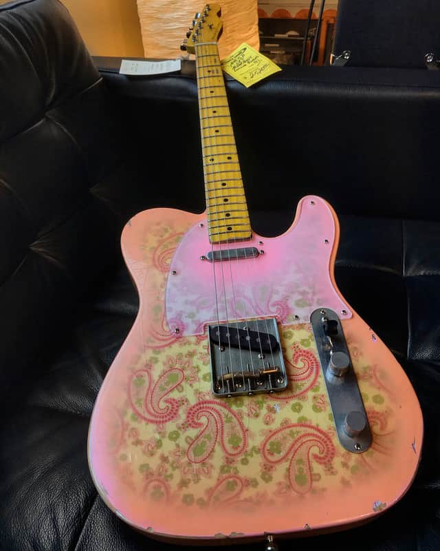 Nash T-68P Paisley Telecaster Electric Guitar - Medium Aging - T68 image 1
