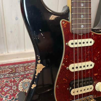 Fender Limited Edition Custom Shop 1967 HSS Strat Relic 2024 - Aged Black image 4