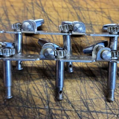 Vintage RARE 1970's 3x3 Open Back Fancy Guitar Tuners Japan Luthier Parts #5 image 4