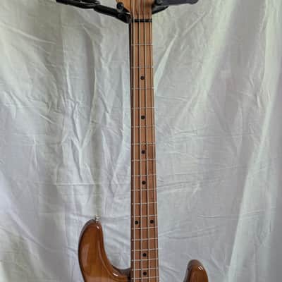 Ernie Ball Music Man StingRay Special 4 H 2024 Hot Honey Roasted Maple Neck Mono Case image 4