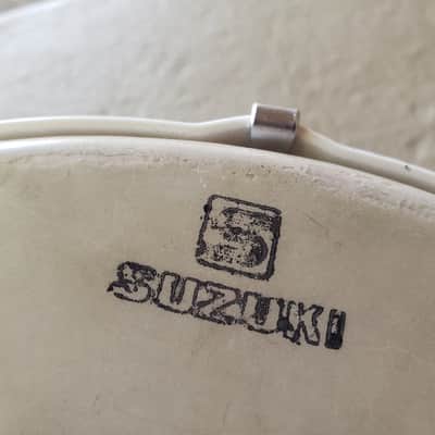 Pair of Suzuki STB 250mm 10" Tunable Frame Hand Drums Japan 70-80s Video image 5