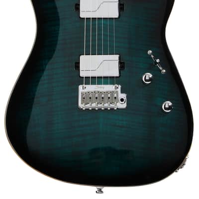 Sterling By Music Man Sabre Electric Guitar - Deep Blue Burst image 3