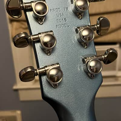 Gibson Midtown Standard 2015 - Pelham Blue Gloss with White Binding image 14
