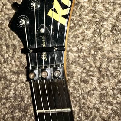 Vintage 1990 Kramer Proaxe standard electric guitar similar to nightswan image 2