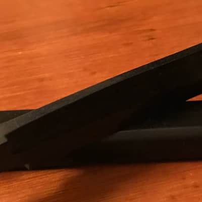 Archtop Bridge Ebony Black Gabon-Ebony-Archtop-Guitar-Bridge-W-Saddle-Gold-Plated-Hardware image 10