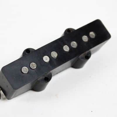 1982 Vintage Fender Jazz Bass NECK Pickup Single Coil Grey Bottom 7.7K  USA 1970s image 2