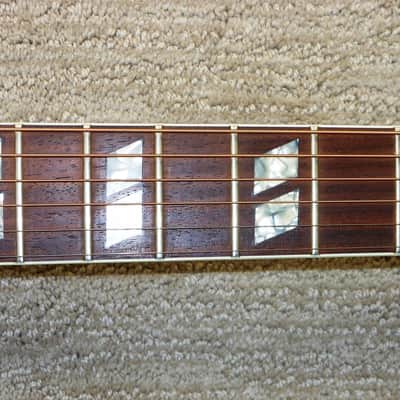 1986 Gibson Black Acoustic Guitar Prototype_(Chet Atkins?)_Thin Body_Sharp Cutaway_Original Case image 4
