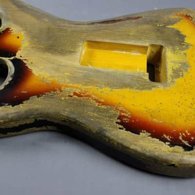 MJT Official Custom Order Vintage Aged Nitro Finish Guitar Body by Mark Jenny VTS Sunburst image 9