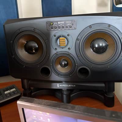 ADAM Audio S3X-H Horizontal Active Nearfield / Midfield Monitors (Pair) 2010s - Black image 1