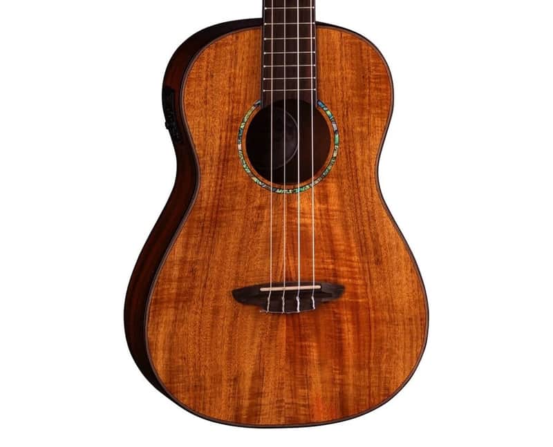 Luna UKE HTB KOA High Tide Koa wood Acoustic Electric Baritone Ukulele image 1