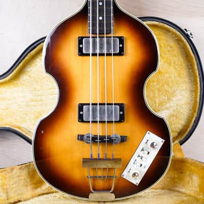 Greco VB50 Violin Bass MIJ 1986 Sunburst Vintage Japan w/ OHSC image 1