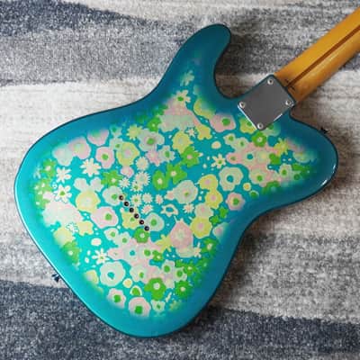 Fender Japan TL69-85 ’69 Telecaster Reissue Blue Flower BFL A-Serial MIJ Fujigen 1993-1994 image 4