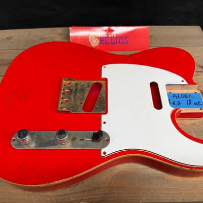 Real Life Relics 60’s Style Tele® Telecaster® Body Double Bound Aged Fiesta Red