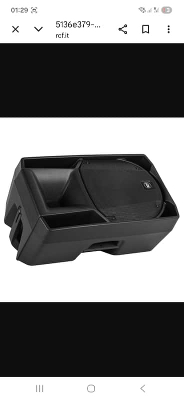 RCF ART 732-A MK4 12” Active Two-Way Speaker 2010s - Black image 1