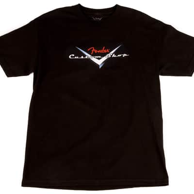 Fender T-shirt Custom Shop Original Logo Black S image 2