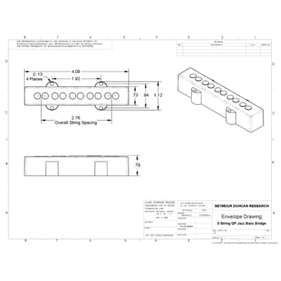 SJ5-3S Quarter Pound Jazz Bass Set Black 5 String Seymour Duncan image 2