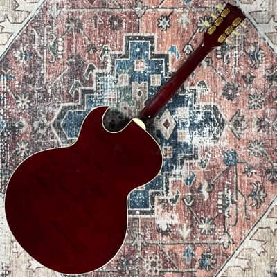 1996 Gibson L4CES Vintage Wine Red Florentine Cutaway Hollowbody Electric Guitar W/ Original Hardshell Case! image 4