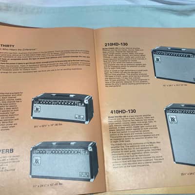 Vintage Music Man Catalog Amplifiers Basses Guitars image 9