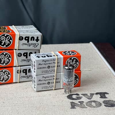 General Electric  Matched pair 6ak6 Pentode NOS GE NIB condition new and match amplitrex at1000 test image 4