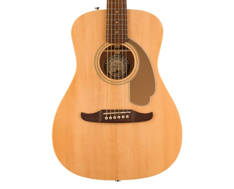 Used Fender Malibu Player A/E Guitar - Natural w/ Walnut FB image 1