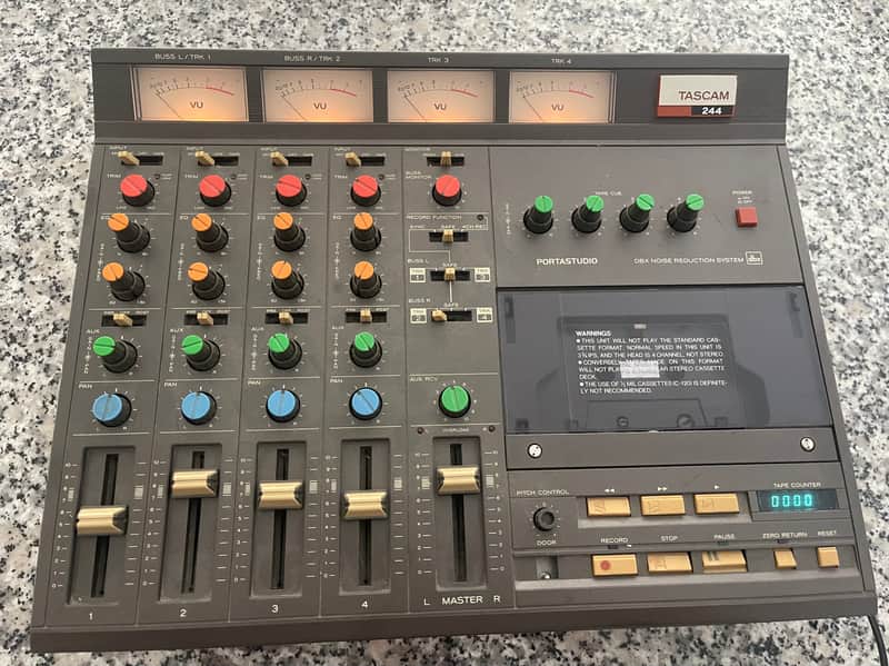 TASCAM 244 Portastudio 4-Track Cassette Recorder | Reverb