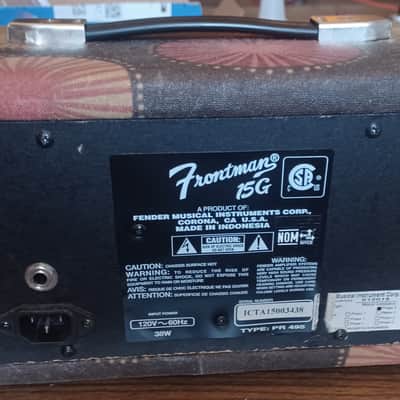 Custom Mini Head Amp (Fender Frontman 15G) image 4