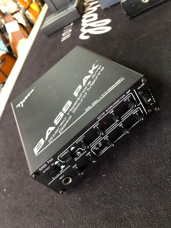 Rare Ampli casque Nobels Bass Pak Stereo Headphone Amp de 1990 Bass Sound machine, same as Fender Bass Pak image 1