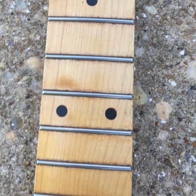 Vintage Style WD licensed Fender Stratocaster Neck Strat Maple Amber Old Relic image 6