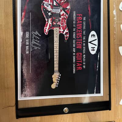 Fender Custom Shop Eddie Van Halen Signature Frankenstein 2007 - Red/White/Black image 11