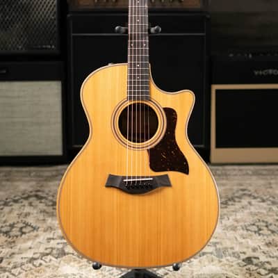 Taylor 414ce Studio Grand Auditorium Acoustic/Electric Guitar - Natural with Gig Bag image 3