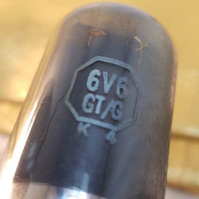 Sylvania JAN-CHS-6V6GT/G tNOS AT1000 TESTED Vacuum Tube WWII era military Premium Beam Power 6V6 1942-1948 image 7