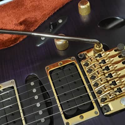 Ibanez EGEN18-TVF Herman Li Signature with Rosewood Fretboard 2008 - 2016 - Transparent Violet Flat image 24