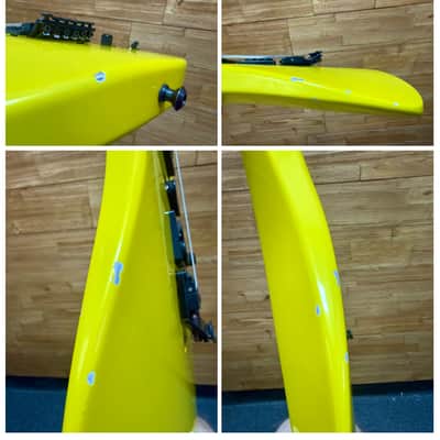 Hamer USA Chaparral Standard Guitar- 1988- Neon Yellow- 8lbs 4oz w/OHSC image 20