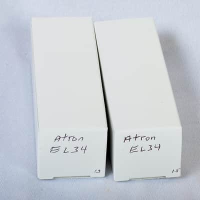 Matched Pair ATRON EL34 Power Tubes – Made in Germany – Tests Strong image 8
