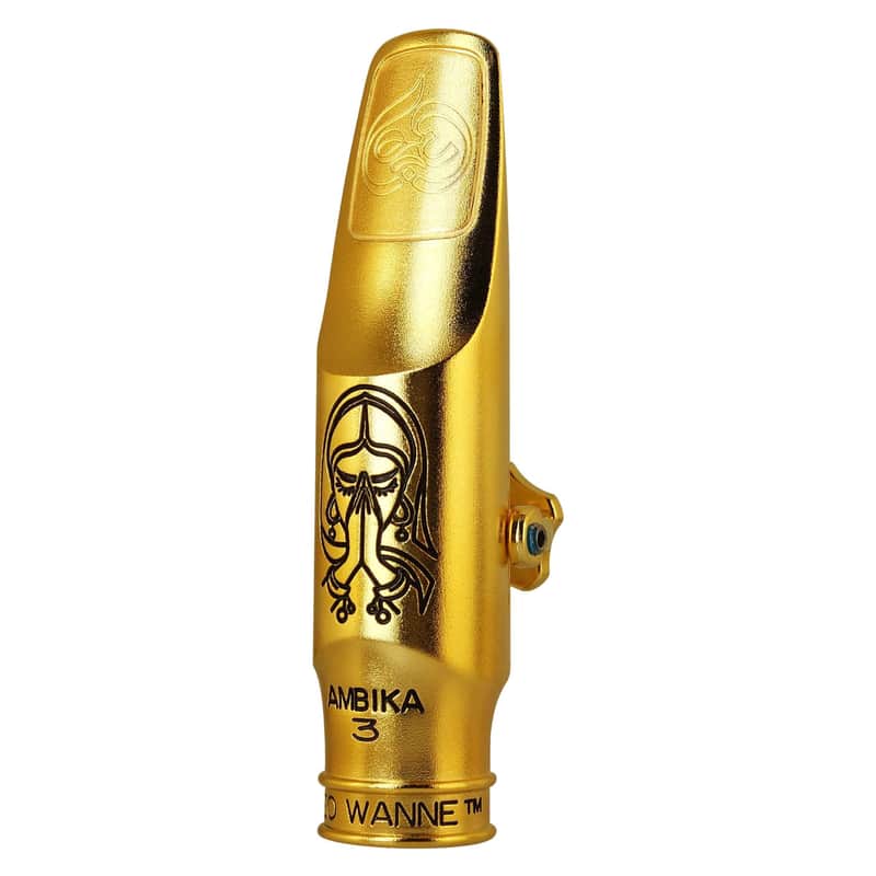 Theo Wanne Ambika 3 Tenor Sax Gold Plated Mouthpiece-8 (0.110") image 1