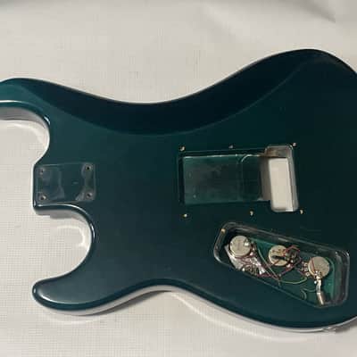 1983 Kramer USA Pacer Imperial C Series Plate Emerald Green Stain Guitar Body Floyd Ready image 12