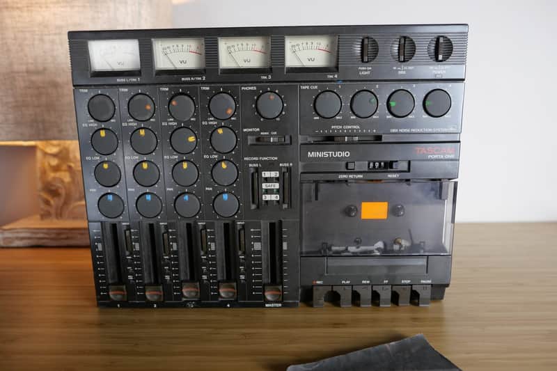 TASCAM Porta One Ministudio 4-Track Cassette Recorder 1980s - Gray image 1